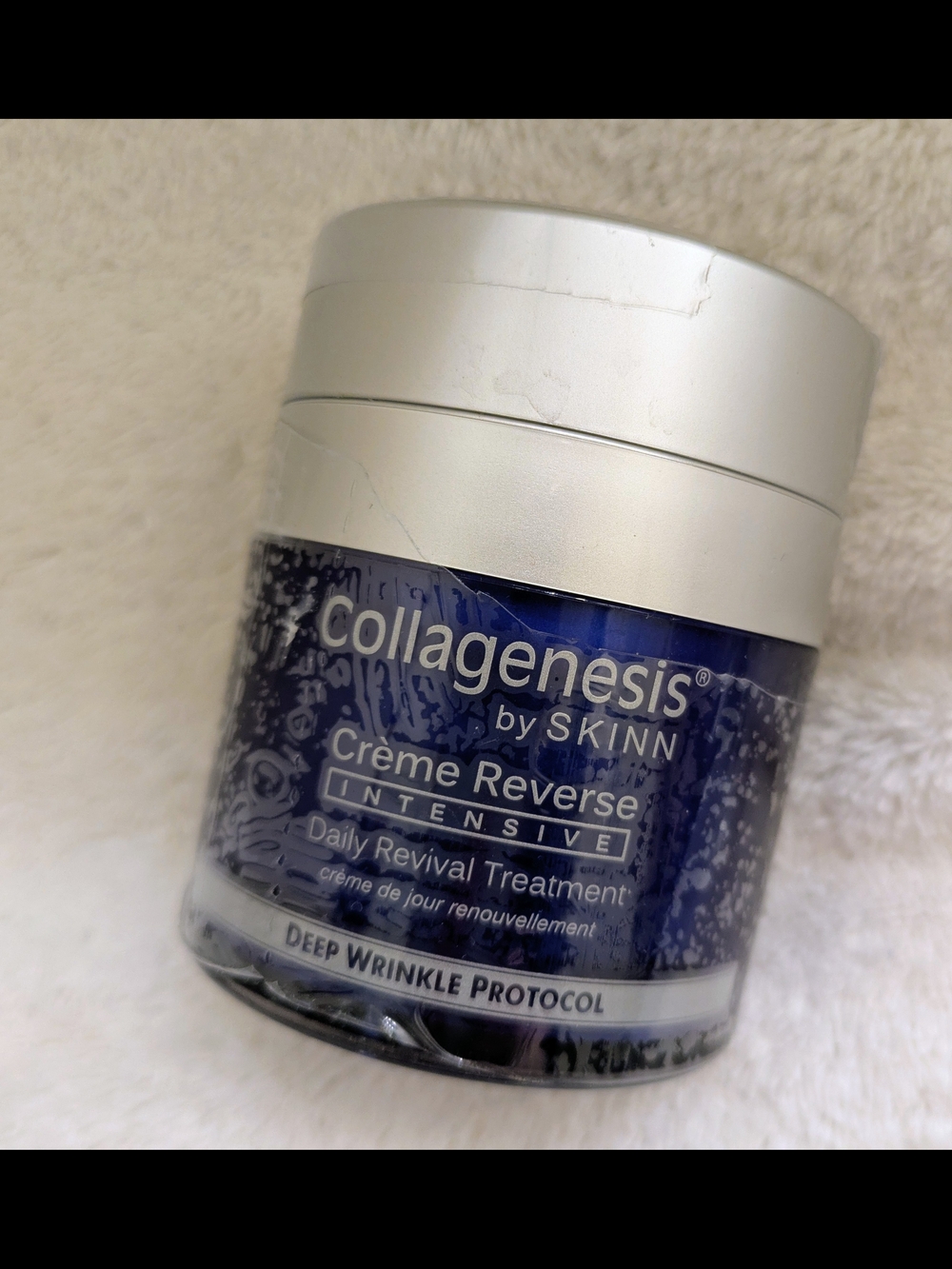 SKINN Collagenesis Creme Reverse Intensive - Blue and Silver Jar * SEALED NEW*